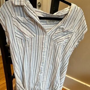 Mod Boutique Striped Women's Blouse